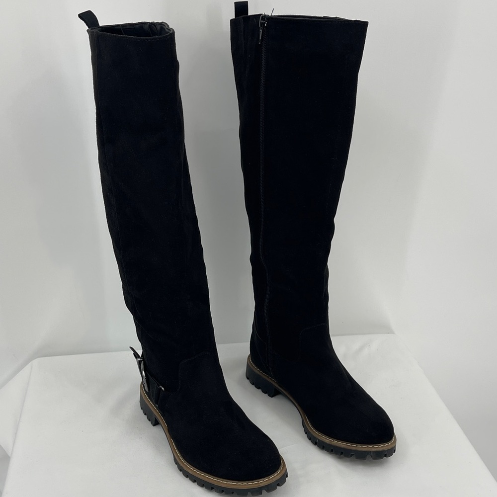 COMFORT EST 1946 Black Knee-High Women's Boots SIZE 7